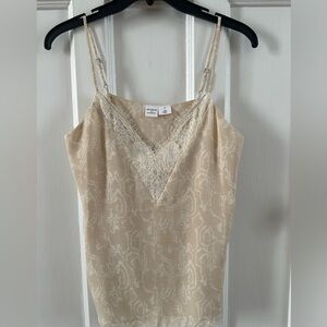 Melrose and Market Cream Lace Cami Top